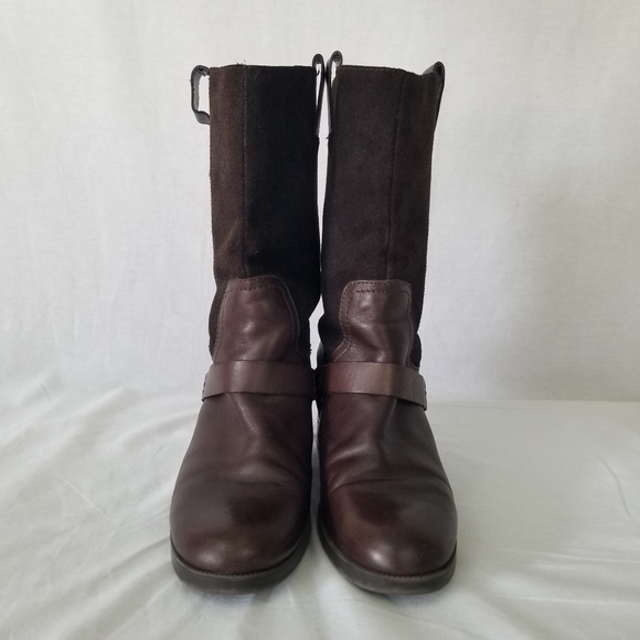 Ralph Lauren Cacey 7B leather stirrup brown boots.👢 - Picture 2 of 14
